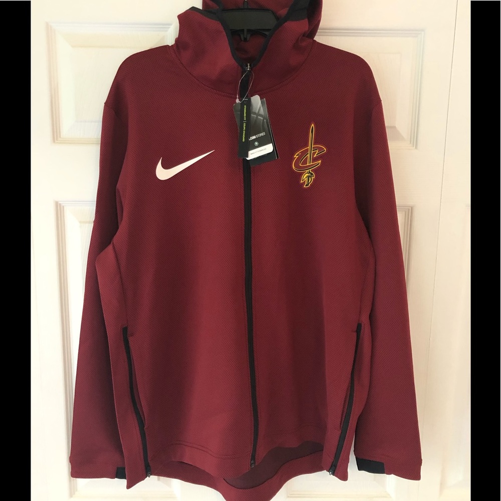 Nike Cleveland Cavs Showtime Therma-Flex Jacket US XL Burgundy 940120-667 NBA